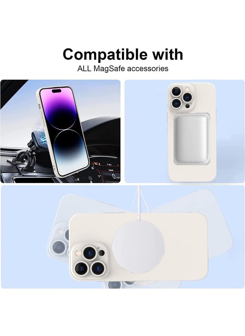 Y&D Silicone Phone Case For IPhone 14plus Supports Magnetic Charging, Slim Liquid Silicone Case, Shock Absorbing, Screen and Camera Protection  - Image 4