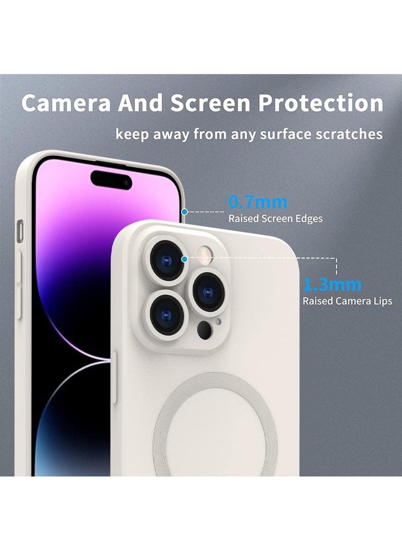 Y&D Silicone Phone Case For IPhone 14plus Supports Magnetic Charging, Slim Liquid Silicone Case, Shock Absorbing, Screen and Camera Protection  - Image 5