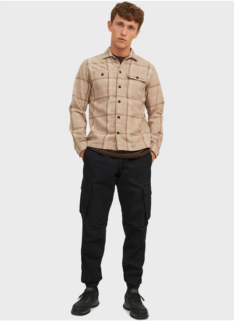JACK & JONES Jpstkane Jjnoah Pocket Detail Drawstring Cargo Pants