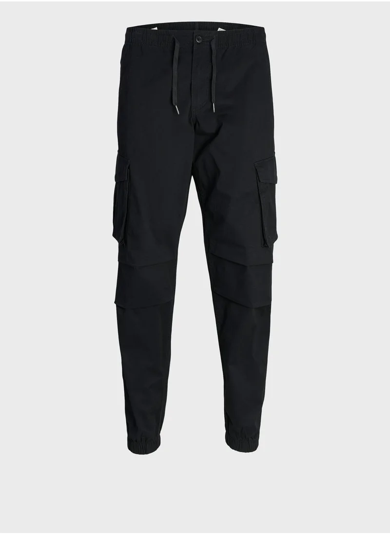 JACK & JONES Jpstkane Jjnoah Pocket Detail Drawstring Cargo Pants