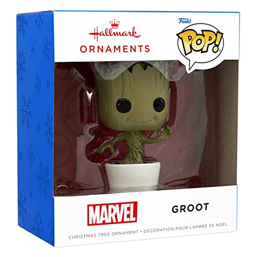 Hallmark Marvel Guardians of The Galaxy Groot Funko POP! Christmas Ornament,Resin - Image 3