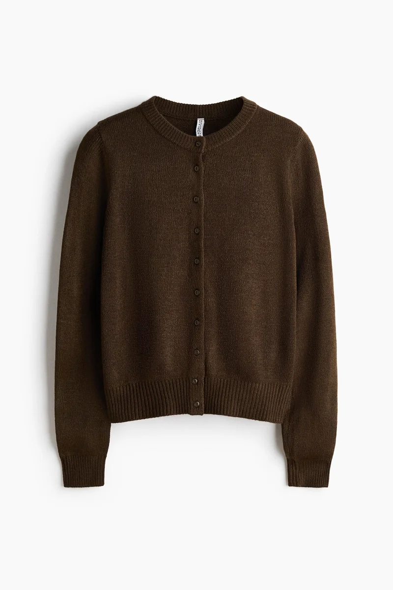 H&M Textured-knit cardigan