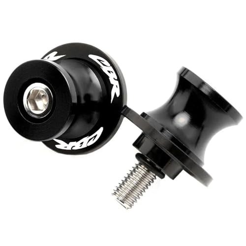 FREAXLL 2pcs M8*1.5 Motorcycle Swing Arm Sliders Spools For H-onda CBR150 CBR100f CBR1000rr CBR1100xx CBR125 CBR250 CBR400rr CBR400f CBR450sr CBR600rr CBR600f CBR900rr CBR954rr (Black) - Image 1