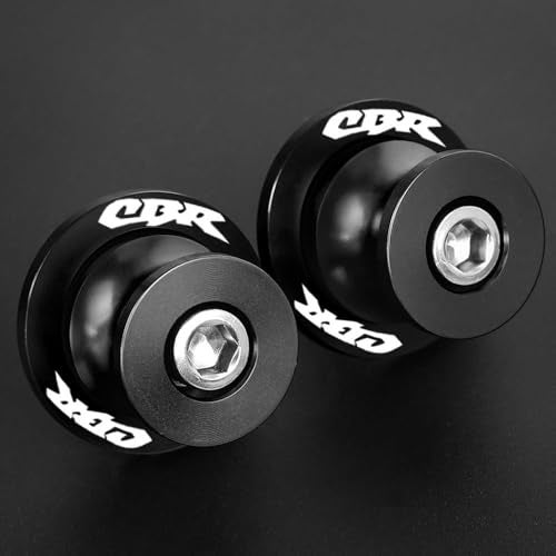 FREAXLL 2pcs M8*1.5 Motorcycle Swing Arm Sliders Spools For H-onda CBR150 CBR100f CBR1000rr CBR1100xx CBR125 CBR250 CBR400rr CBR400f CBR450sr CBR600rr CBR600f CBR900rr CBR954rr (Black) - Image 3