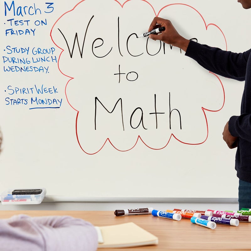 Expo Low Odor Dry Erase Markers, Assorted Colors, Chisel Tip - Pack of 16 - Image 4