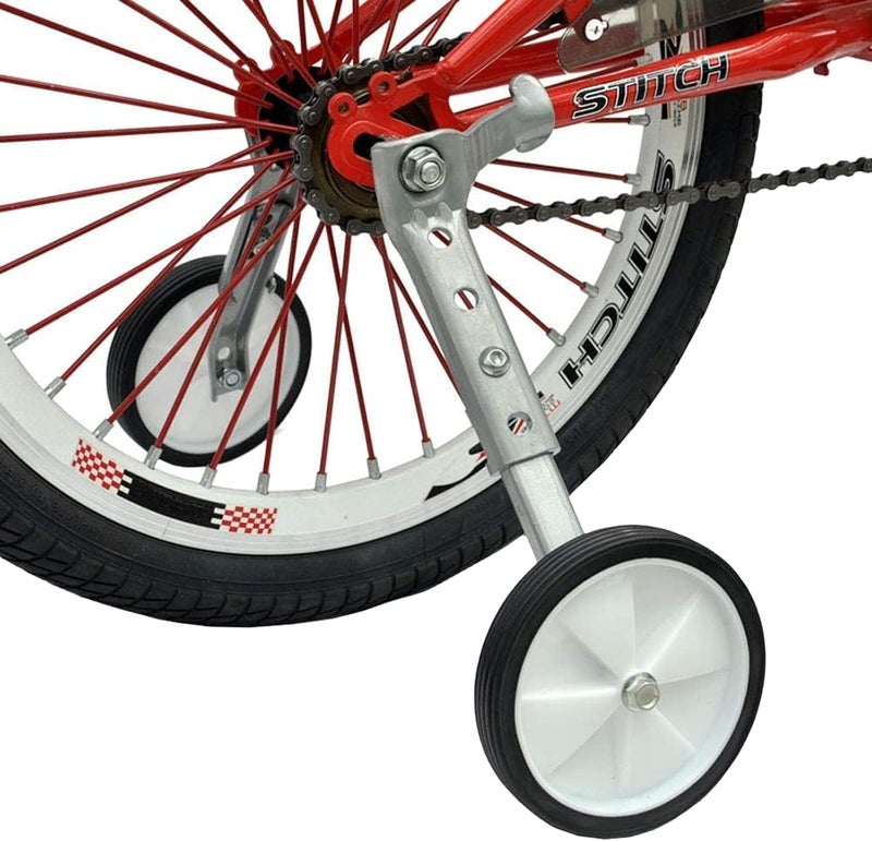 HOMEE Bicycle Training Wheels, Variable Speed Kids Bicycle Stabilizers Mounted Kit, Fit for 18 20 22 Inch Bikes (1Pair） - Image 1