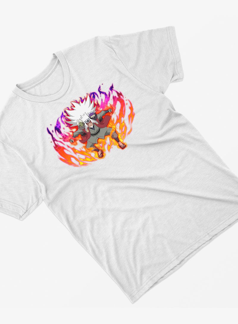 Fashion World Cotton T-shirt Printed with High-quality Anime Naruto Jiraiya - Image 2