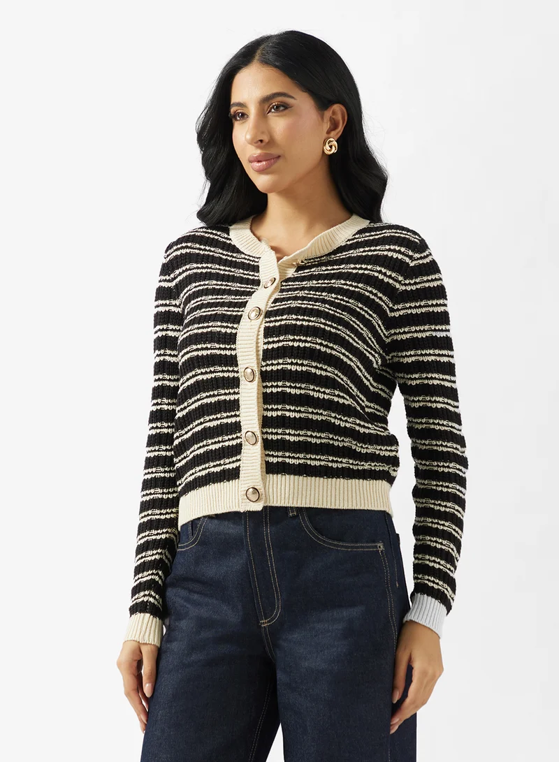VERO MODA Charlot Long Sleeve O-Neck Cardigan