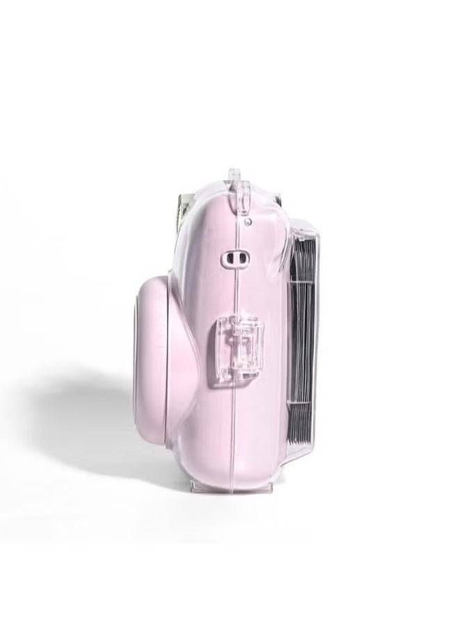 Protective Clear Case Hard Case For Fujifilm Instax Mini 12 Instant Camera With Adjustable Strap Clear - Image 5