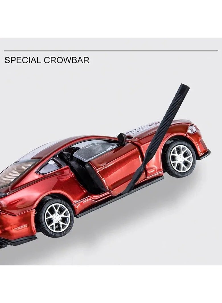 سي سي أيه تجميع سيارة فورد موستينج GT 2018 مقاس 1:42و تعديل في السيارة سيارة رياضية هدية مناسبة جدا لأولئك الذين يحبون هواية جمع السيارات مناسبة للمراهقين و الهواة و لمن يضيفها لمجموعة التحف لون احمر( ملاحظة غير مناسبة للأطفال بسب قطع التجميع الصغيرة للسيارة ) - Image 3
