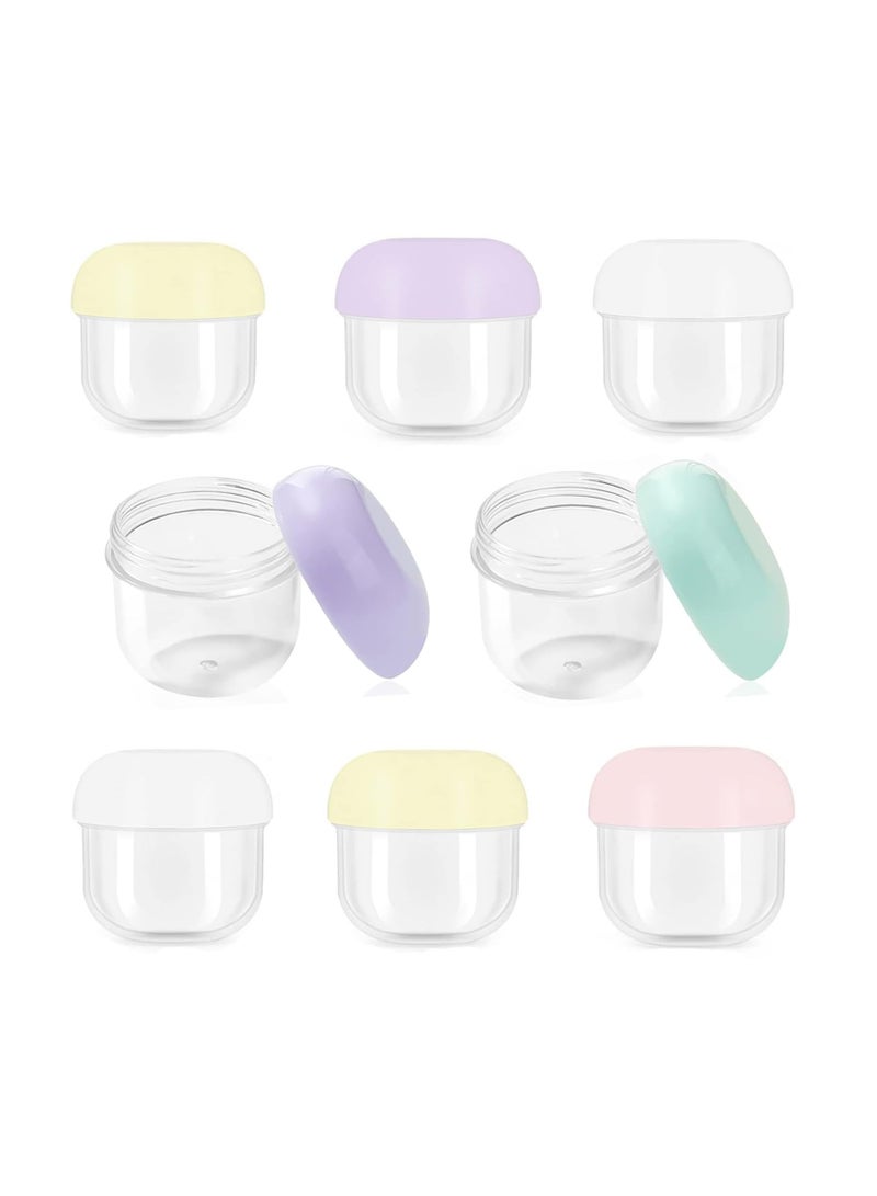 SYOSI Travel Jars for Creams, with Lids Sample BPA Free Plastic Bottles Cosmetic Lotion Toiletries Jar Leak Proof Lip Balm Containers Storage Little 0.6oz/20ml for Creams, Lotions, Cosmetics (20 Pack) - Image 1