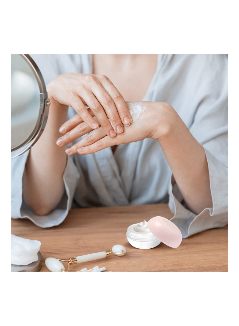 SYOSI Travel Jars for Creams, with Lids Sample BPA Free Plastic Bottles Cosmetic Lotion Toiletries Jar Leak Proof Lip Balm Containers Storage Little 0.6oz/20ml for Creams, Lotions, Cosmetics (20 Pack) - Image 4