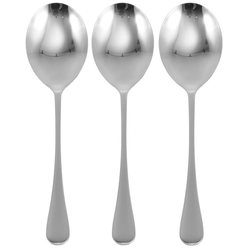 Stainless Steel Long Handle Serving Spoons and Salad Scoops Rustproof Kitchen Utensils - Image 2