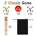Sumind 84 Pcs Jacks Game and Pick up Sticks Include 62 Pcs Sticks 2 Pack Red Rubber Balls 20 Pack Gold and Silver Metal Jacks Classic Game for Kids Adults Family Party - Image 4