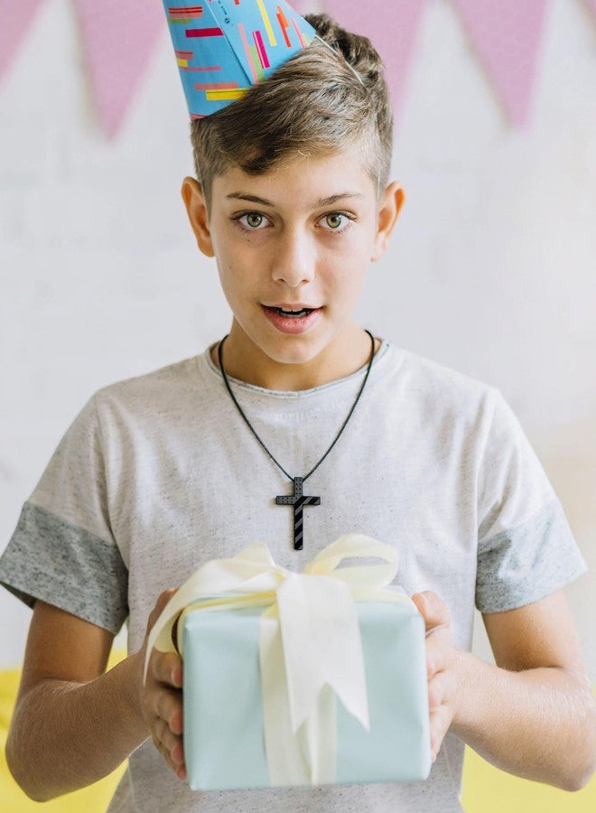 Tarsus 10 Year Old Boy Gifts, Cross Necklace 10th Birthday Decorations Present Gifts for 10 Year Old Boys Birthday - Image 2