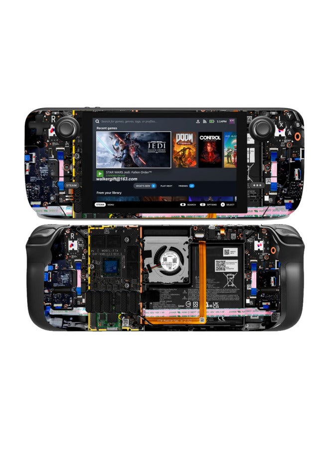 Steam Deck Game Sticker Carbon Camouflage Pattern Paper Anti-scratch Colorful Matte Protective Film No Trace-Color:73 - Image 1