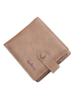 NIBEMINENT PU Leather Business Money Clip Wallet Brown  - Image 1