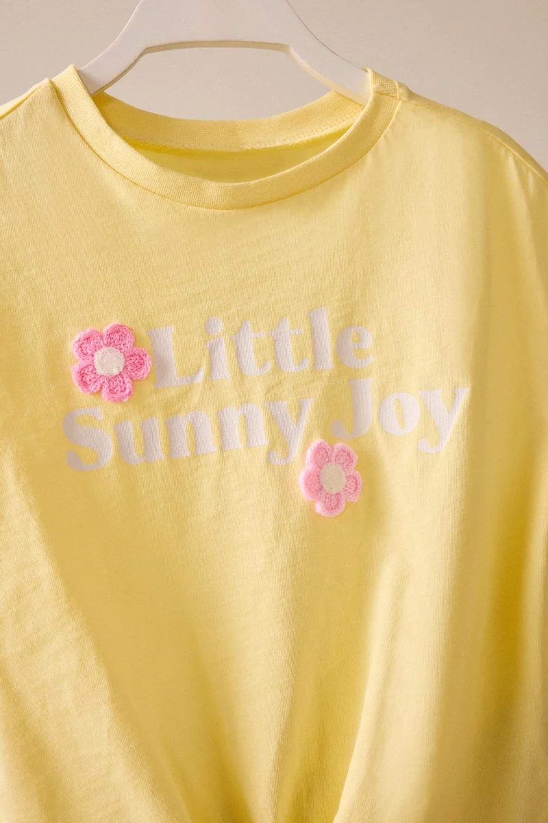 Defacto Baby Girl Floral Print Short Sleeve T-Shirt