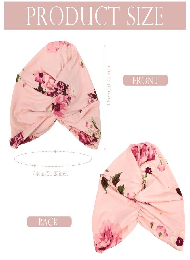 XEPST 2 Pieces Women's Turban Chemotherapy Chemotherapy Headwear Chemotherapy Women African Elastic Hat Turban Hair Night Hat for Hair Loss Women - Image 3
