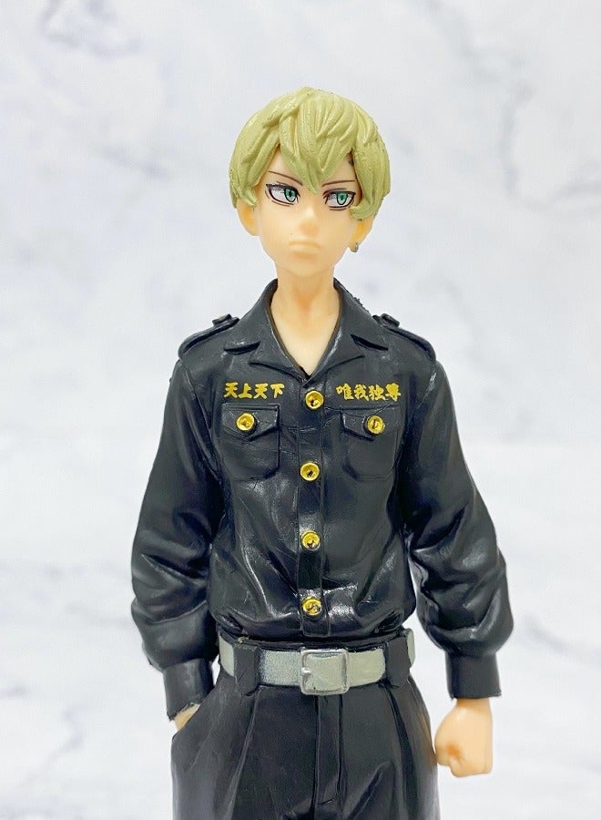 HALAMODO Tokyo Revengers Figurines Model Figures and Doll Ornaments of Takemichi Hanagaki Ken Ryuguji Manjiro Sano Chifuyu Matsuno and Keisuke Baji - Image 5