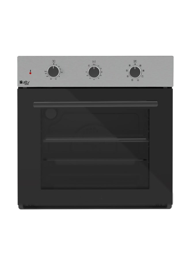بيورتي بيوريتي فرن بيلت إن كهرباء، 60 سم، سعة 60 لتر، 8 وظائف طهي، مؤقت ميكانيكي مع إيقاف تلقائي  (صُنع في تركيا) – KPT606EEX