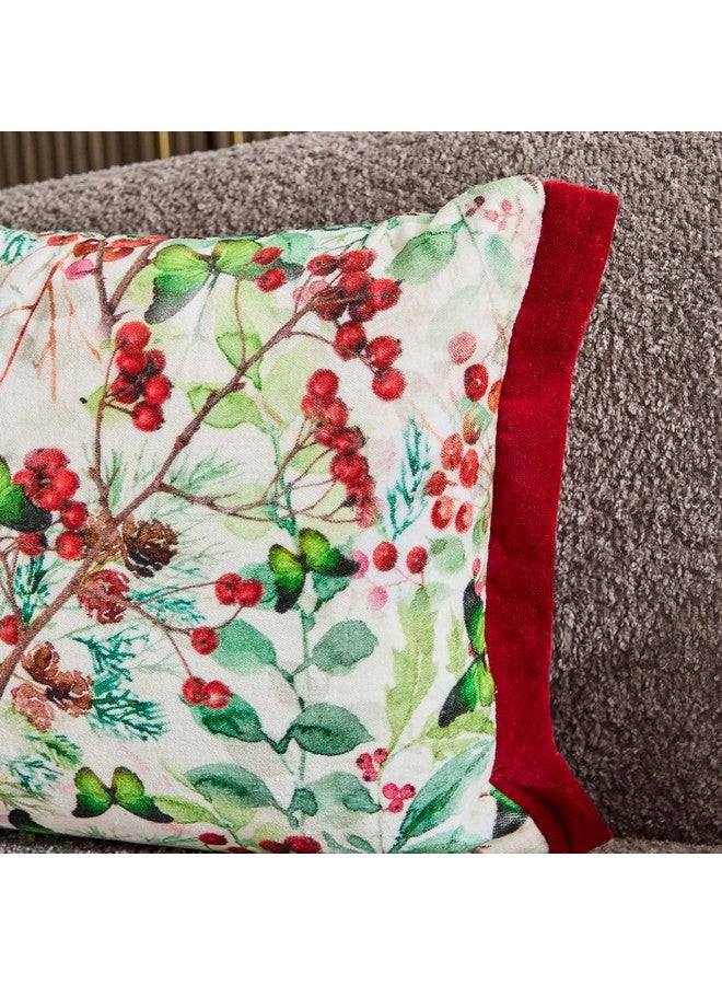 Home Box Xmas Berries Double Filled Cushion 50 x 30 cm  - Image 2