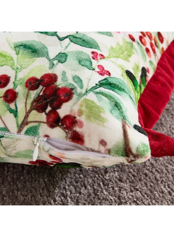 Home Box Xmas Berries Double Filled Cushion 50 x 30 cm  - Image 3