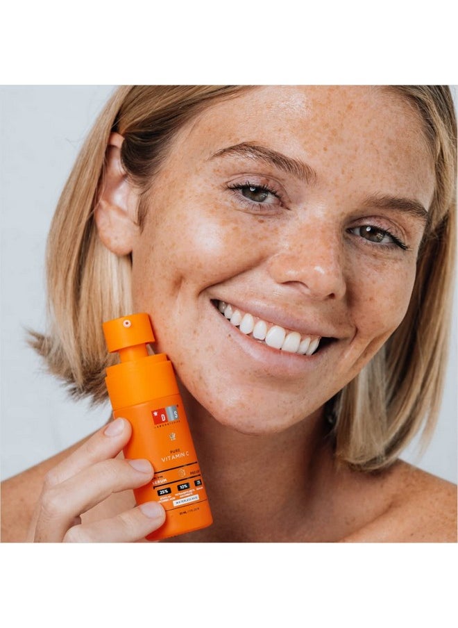 DS LABORATORIES - 35% Vitamin C Serum For Face Anti Aging Serum With Vitamin E And Squalane Hydrating And Brightening Facial Serum For Fine Lines Wrinkles And Dark Spots Paraben Free 100% Vegan. - Image 1