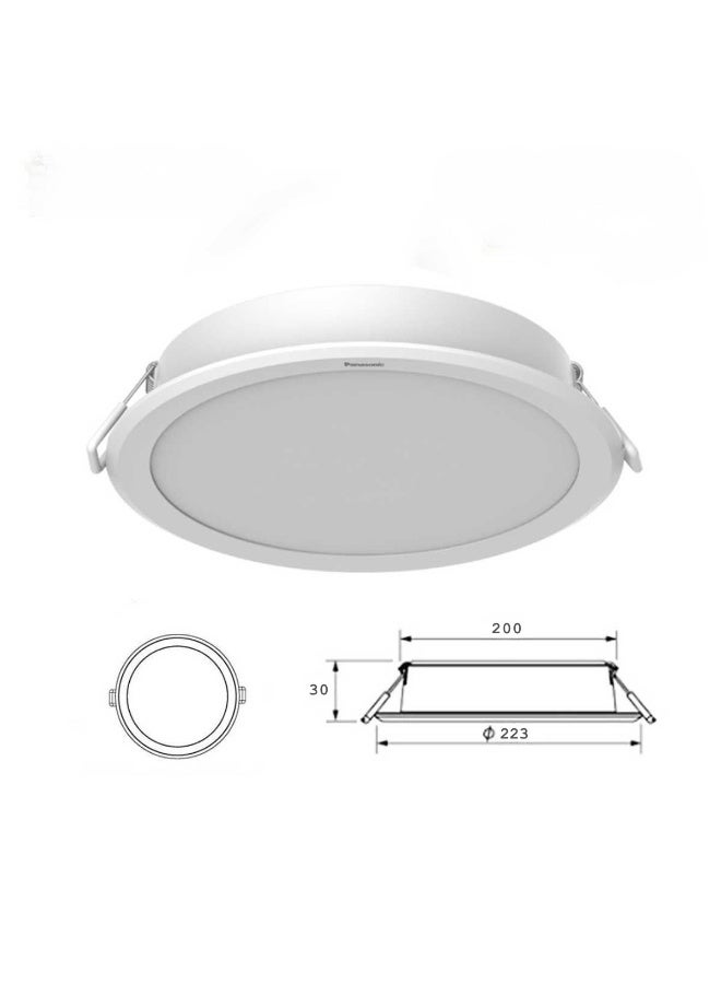 باناسونيك داونلايت LED 24 واط 3000 كلفن موديل DN-3G - Image 4