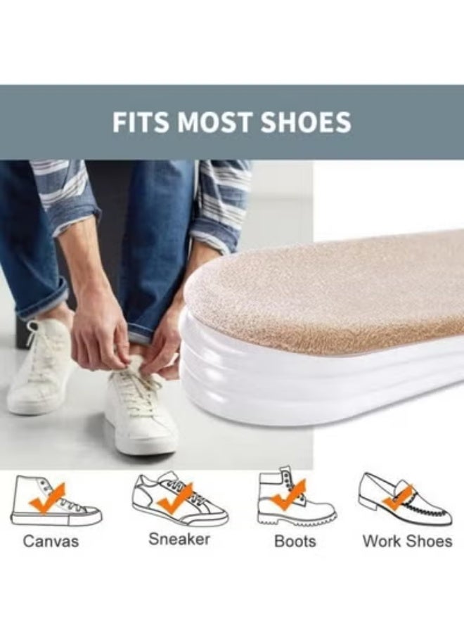 Wahana 4-Layer Adjustable Heel Lift Inserts, 1 Inch Gel Shoe Lifts for Women and Men, Alleviate Heel Pain, Leg Length Discrepancy, For Achilles Tendonitis Wedge Inserts - Image 4