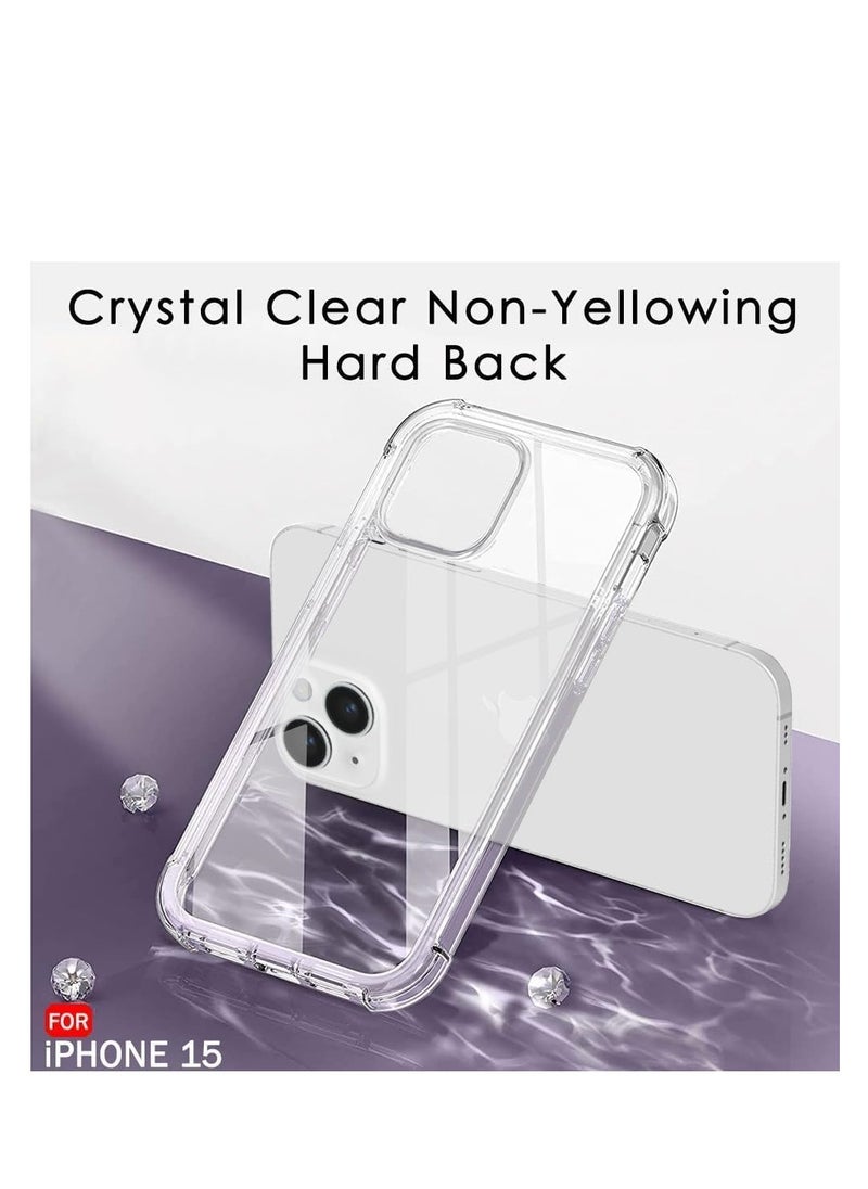 Generic - Compatible with iPhone 12 Pro Max Clear Case [Anti-Yellowing] Shockproof Protective Cover (Clear) - Image 1