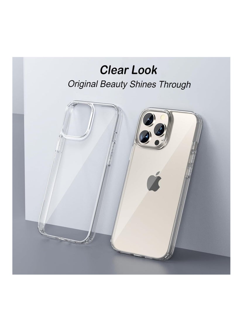 Generic - Compatible with iPhone 12 Pro Max Clear Case [Anti-Yellowing] Shockproof Protective Cover (Clear) - Image 1