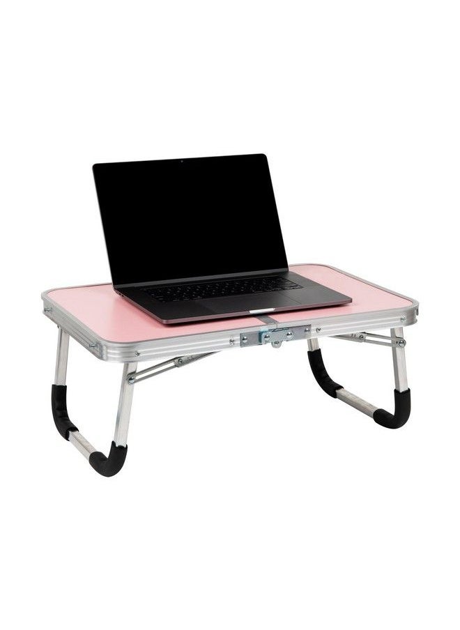 Mind Reader Woodland Collection Portable Laptop Desk Breakfast Table Collapsible Portable Folding Table And Legs 23.5" L X 16" W X 10" H Gray  - Image 2