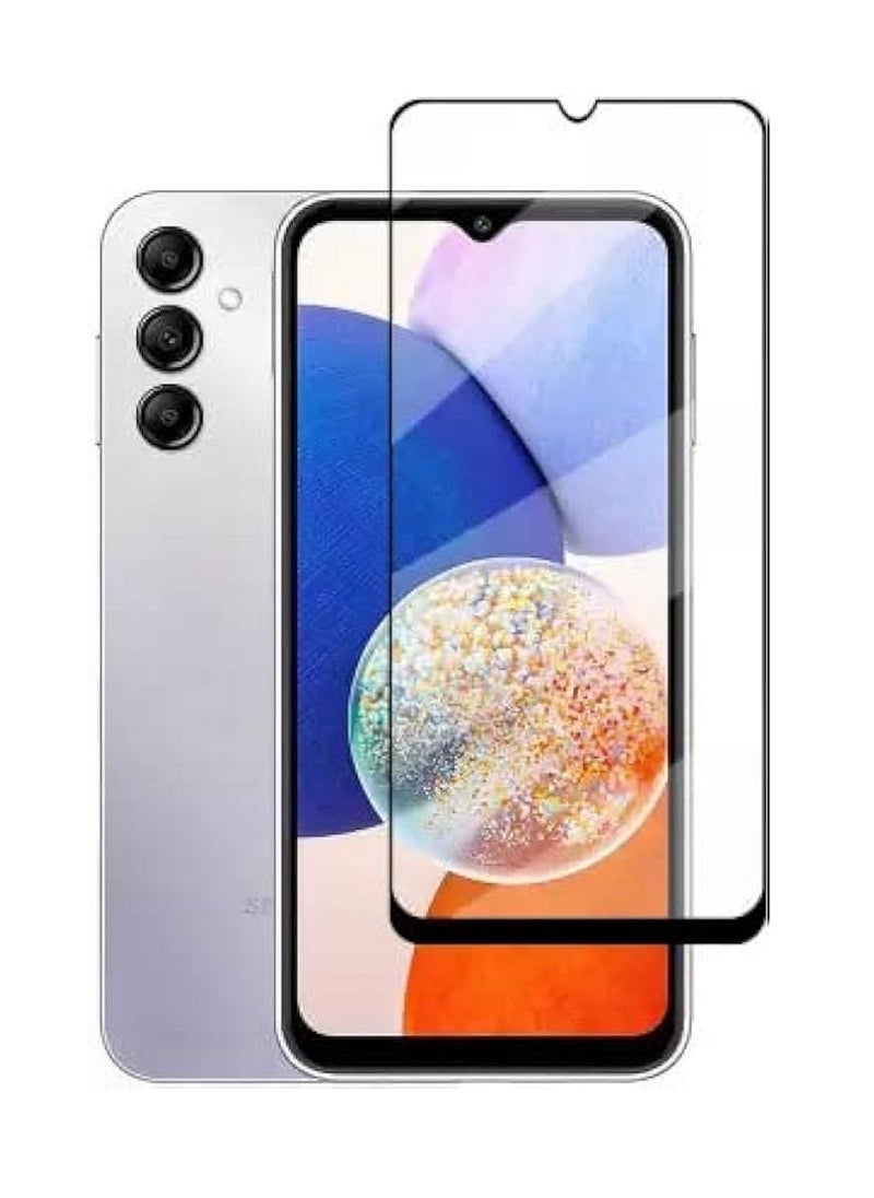 Super Tempered Glass Screen Protector 5D Designed For Samsung Galaxy A14 5G Full Glue Edge to Edge Full Screen Coverage And Bubble Free - Image 1