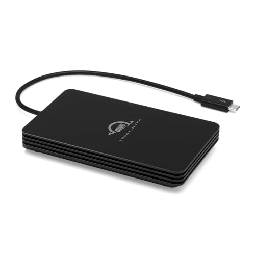 OWC 2TB Envoy Ultra Thunderbolt 5 Portable SSD Enclosure External Drive, Ultra Fast with TB5 Transfer Rates Over 6000MB/s, TB3, TB4 and USB4 Compatible, Works with Mac and PC - Image 1