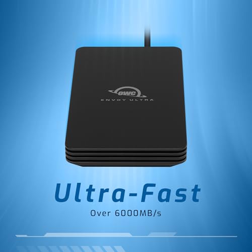 OWC 2TB Envoy Ultra Thunderbolt 5 Portable SSD Enclosure External Drive, Ultra Fast with TB5 Transfer Rates Over 6000MB/s, TB3, TB4 and USB4 Compatible, Works with Mac and PC - Image 2