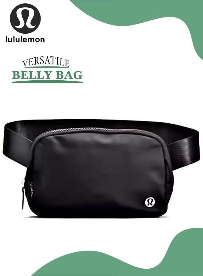 Lululemon Everywhere Belt Bag, Compact, and Convenient Belly Bag with Zippered Pockets, Easy-Access Exterior Pocket, and Interior Essentials Pocket for On-the-Go Storage, Black - Image 1