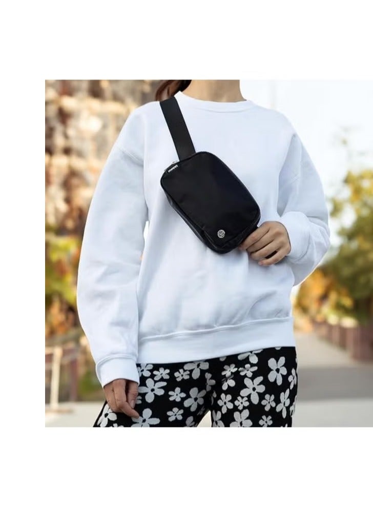 Lululemon Everywhere Belt Bag, Compact, and Convenient Belly Bag with Zippered Pockets, Easy-Access Exterior Pocket, and Interior Essentials Pocket for On-the-Go Storage, Black - Image 4