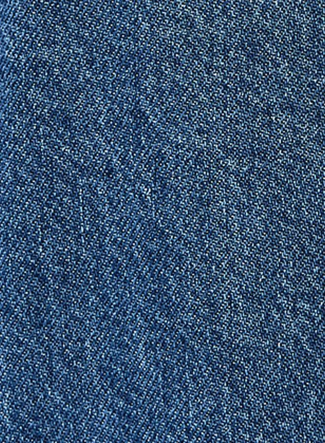 سبلاش فيڤ Denim Barrel Fit Button Closure Cotton Twisted Seam Jeans