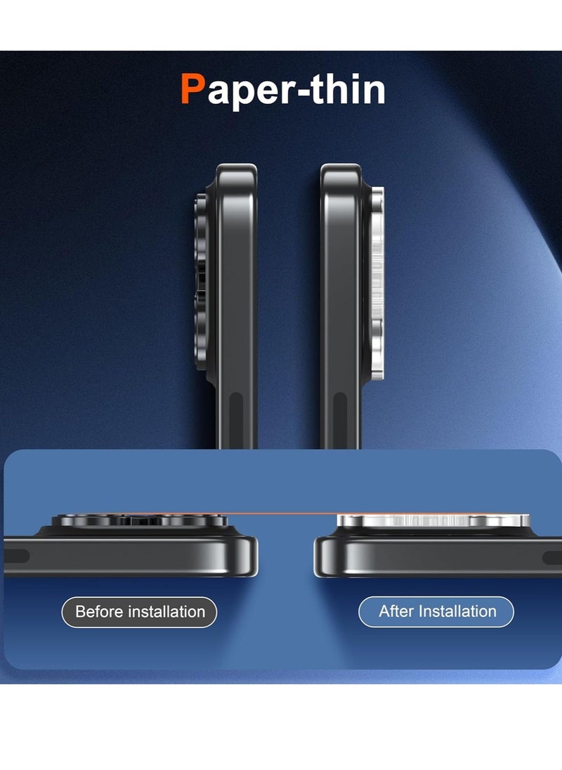 Raxoom 2-Pack Screen Protector for iPhone 16 â€“ Includes Privacy Screen Protectors & Camera Lens Protectors, 9H Hardness, Scratch-Resistant Tempered Glass, Easy Installation, Drop Protection - Image 5