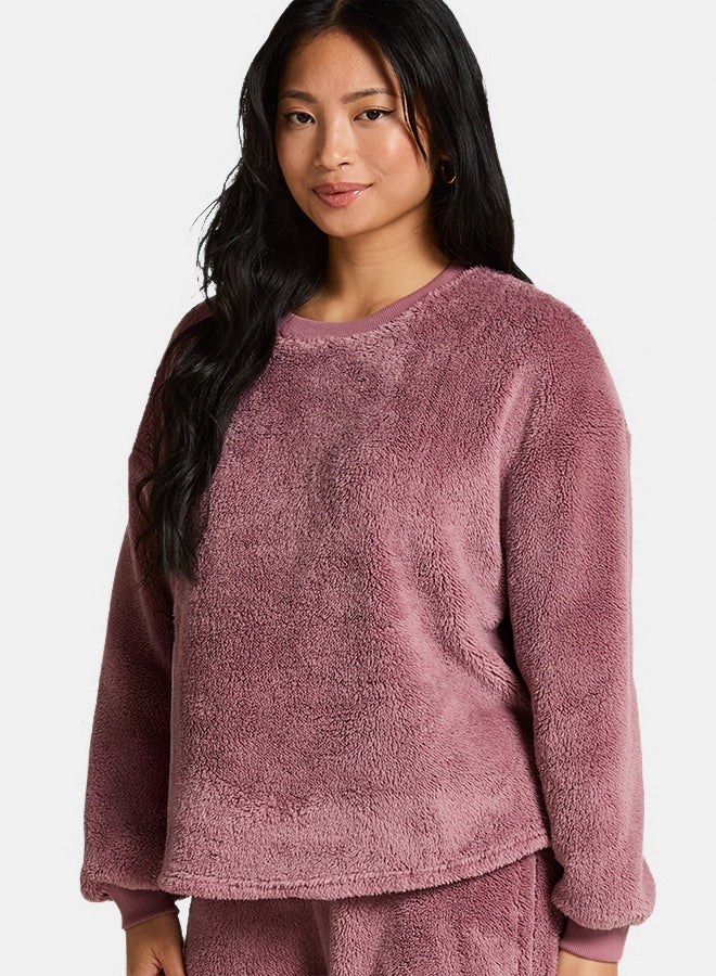 hunkemoller Longsleeved Top Fluffy Fleece - Image 1