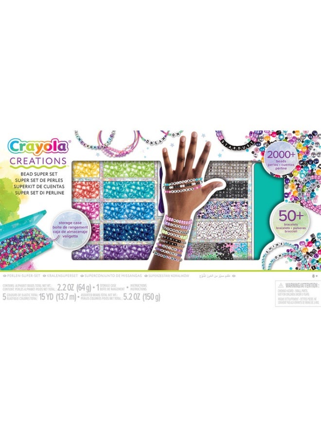 Crayola إبداعات، مجموعة حروف وخرز، نشاط إبداعي وهدايا للفتيات، من 8 سنوات - Image 1