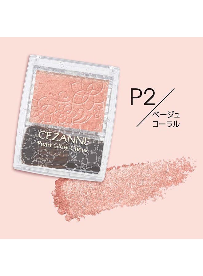 cezanne خدود لؤلؤة متألقة - P2 بيج كورال - Image 3