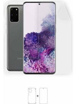 Wrapsol Galaxy S20 Plus Full Body Screen Protector Front Back Side Impact Absorbing Polyurethane Film  - Image 1