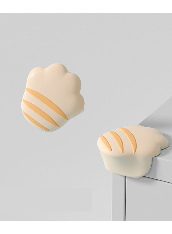 4PCs Bread-Shaped Baby Safety Corner Guards - Silicone Baby Proofing Protectors with Self-Adhesive Tape, Child Safety Edge Cushion for Furniture Sharp Corners - Image 1