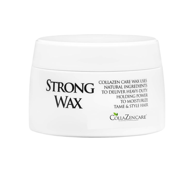 Collazen Care Ecocert Certified CollaZen Care Strong Hair Wax 317 ounces Infused with Aloe Vera Made in Korea No Animal Testing For Men and Woman