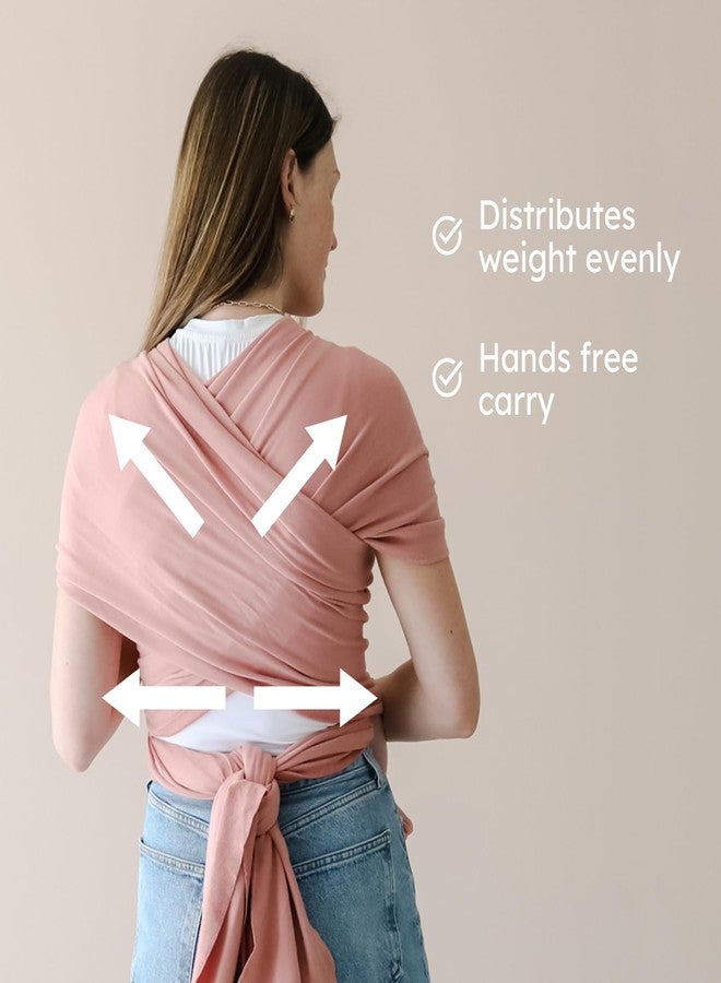 snuggle me Baby Wrap | Hands-Free Baby Wraps Carrier, Easy-Tie Baby Sling Carrier, Baby Carrier Wrap with Organic Cotton, Baby Wearing Wrap for Newborns from 0 to 18 Months (7-35 lbs) - Moss - Image 5