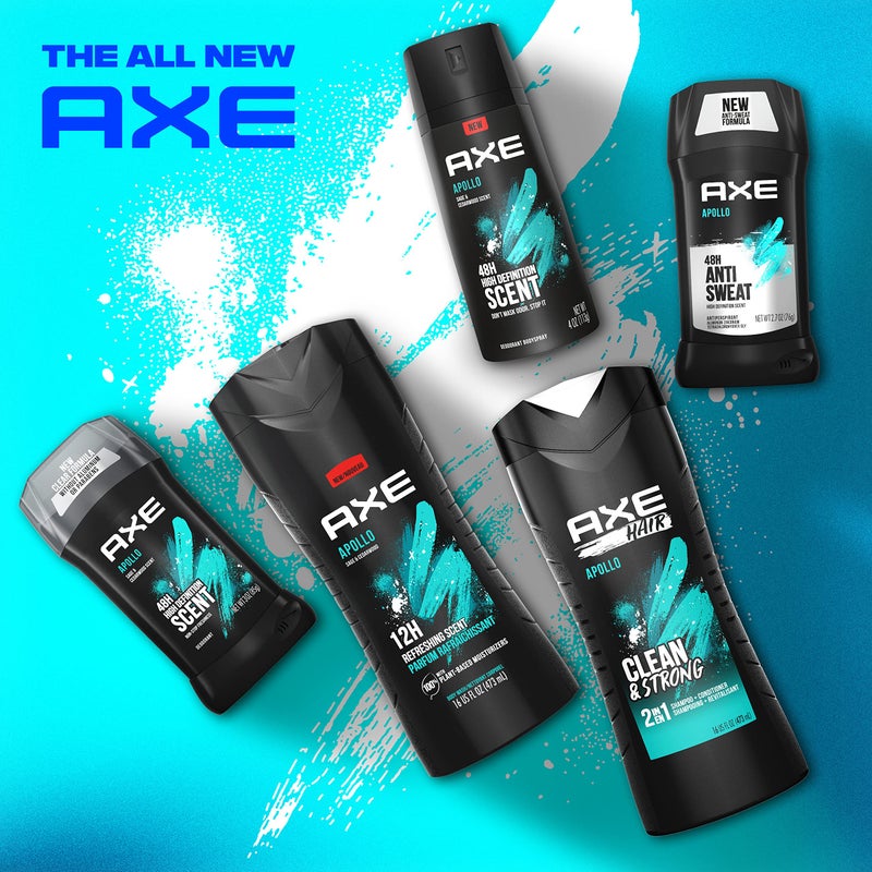 AXE Apollo Body Spray Deodorant for Long-Lasting Odor Protection, Sage & Cedarwood Deodorant for Men Formulated Without Aluminum 4oz 4 Count - Image 3
