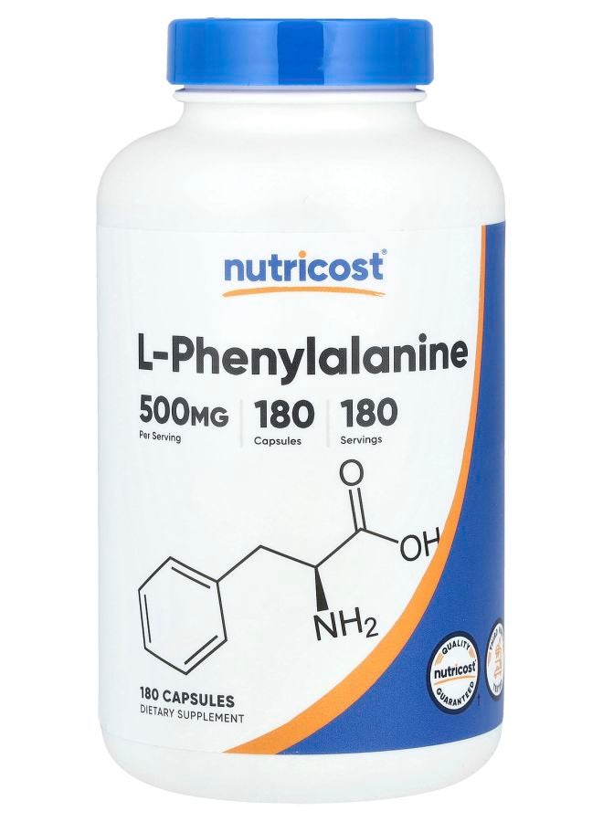 L-Phenylalanine 500 mg 180 Capsules