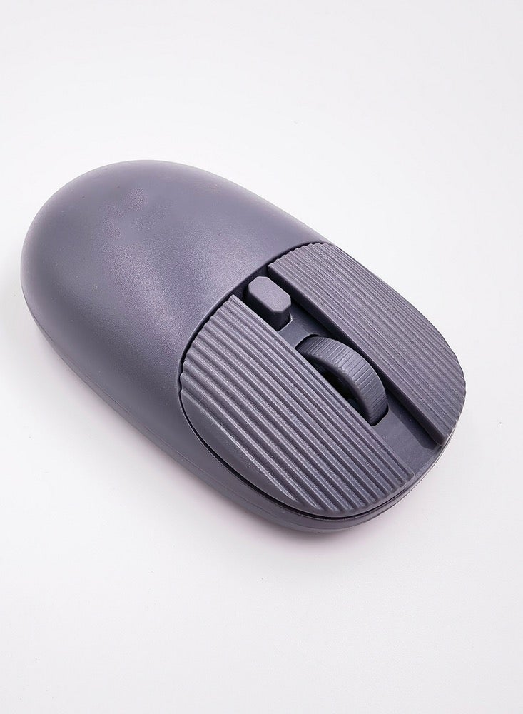 Elegant high-speed wireless mouse, gray mouse for office and gaming use